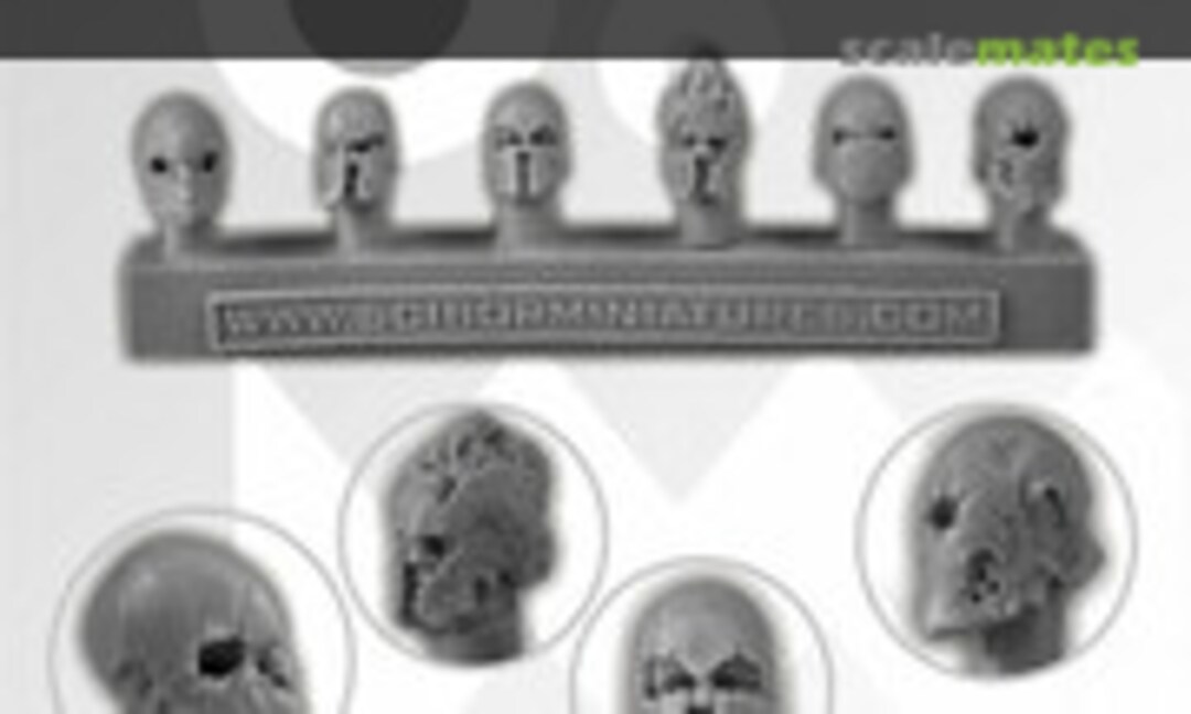 No Barbarian Helmets (6 pcs) (Scibor Monsterous Miniatures CPHE0217) CPHE0217