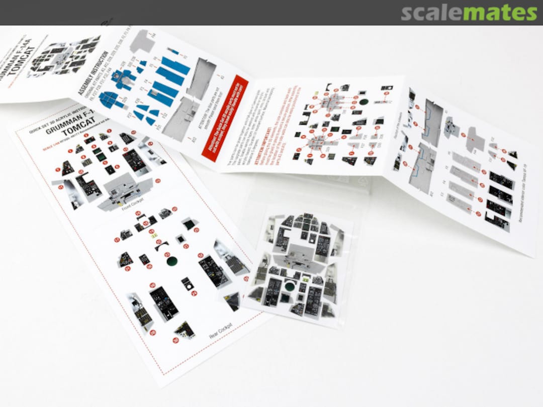 Contents F-14A Tomcat (with all sidewalls) quick set 3D instrument panel RFSQS-48177 Red Fox Studio Contents F-14A Tomcat (with all sidewalls) quick set 3D instrument panel RFSQS-48177 Red Fox Studio