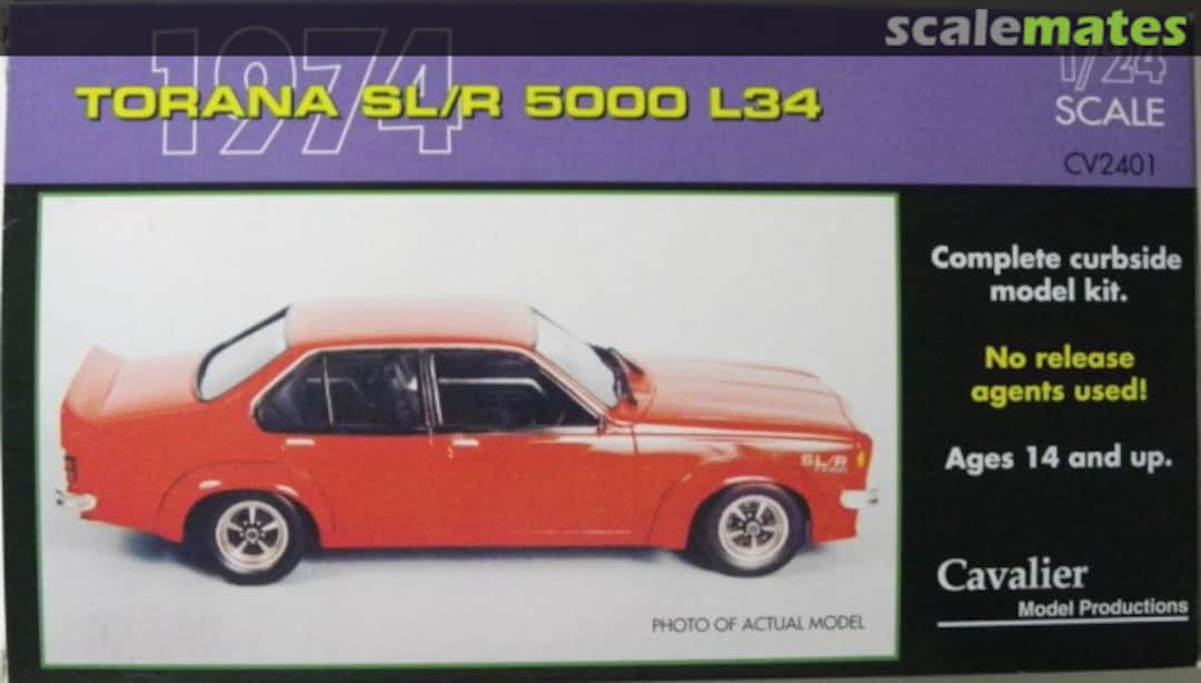 Boxart Torana SL/R 5000 L34 CV2401 Cavalier Model Productions Boxart Torana SL/R 5000 L34 CV2401 Cavalier Model Productions