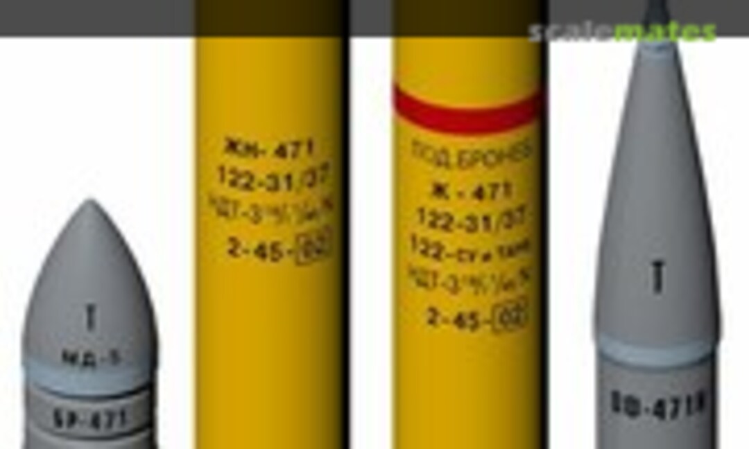 1:35 122mm Russian ammo for ISU-122 (Hussar Productions 35009) 35009