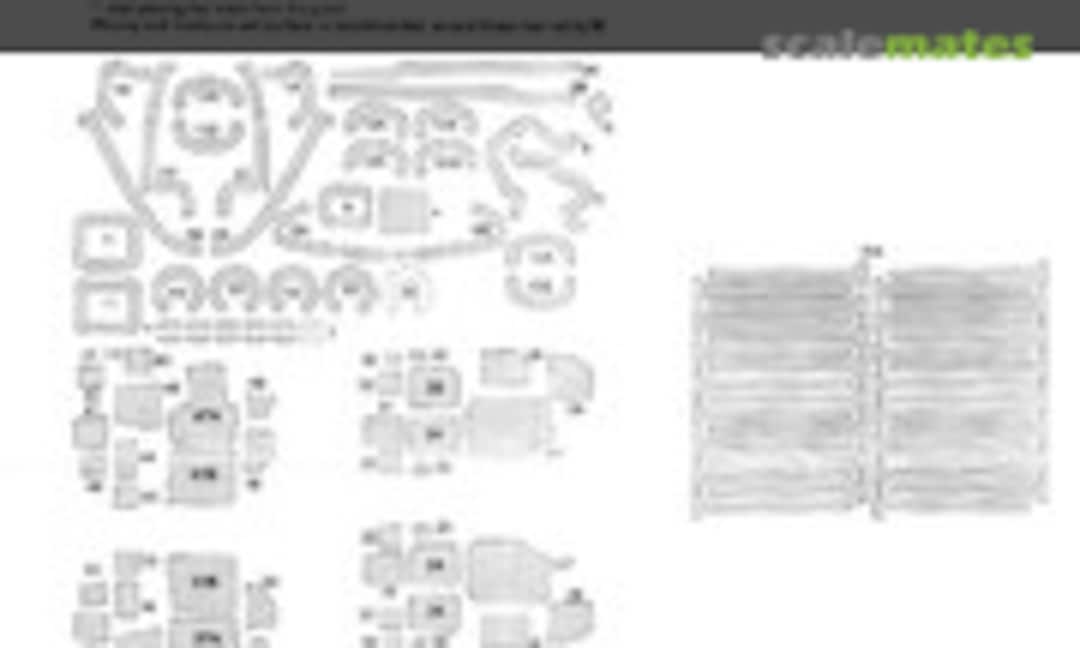 1:72 Tu-95 MS Bear H CAMOUFLAGE kabuki masks (New Ware NWAM0229) NWAM0229