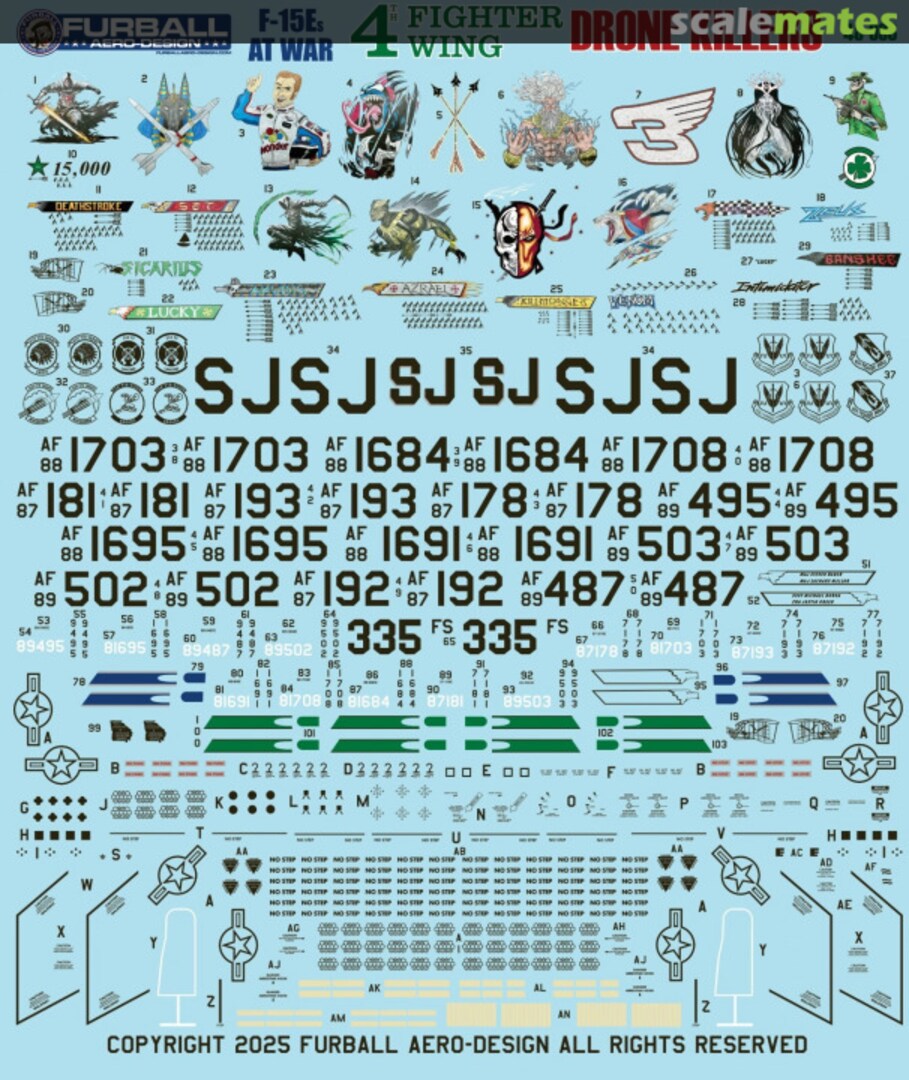 Contents 4th Fighter Wing Drone Killers 48-098 Furball Aero-Design Contents 4th Fighter Wing Drone Killers 48-098 Furball Aero-Design
