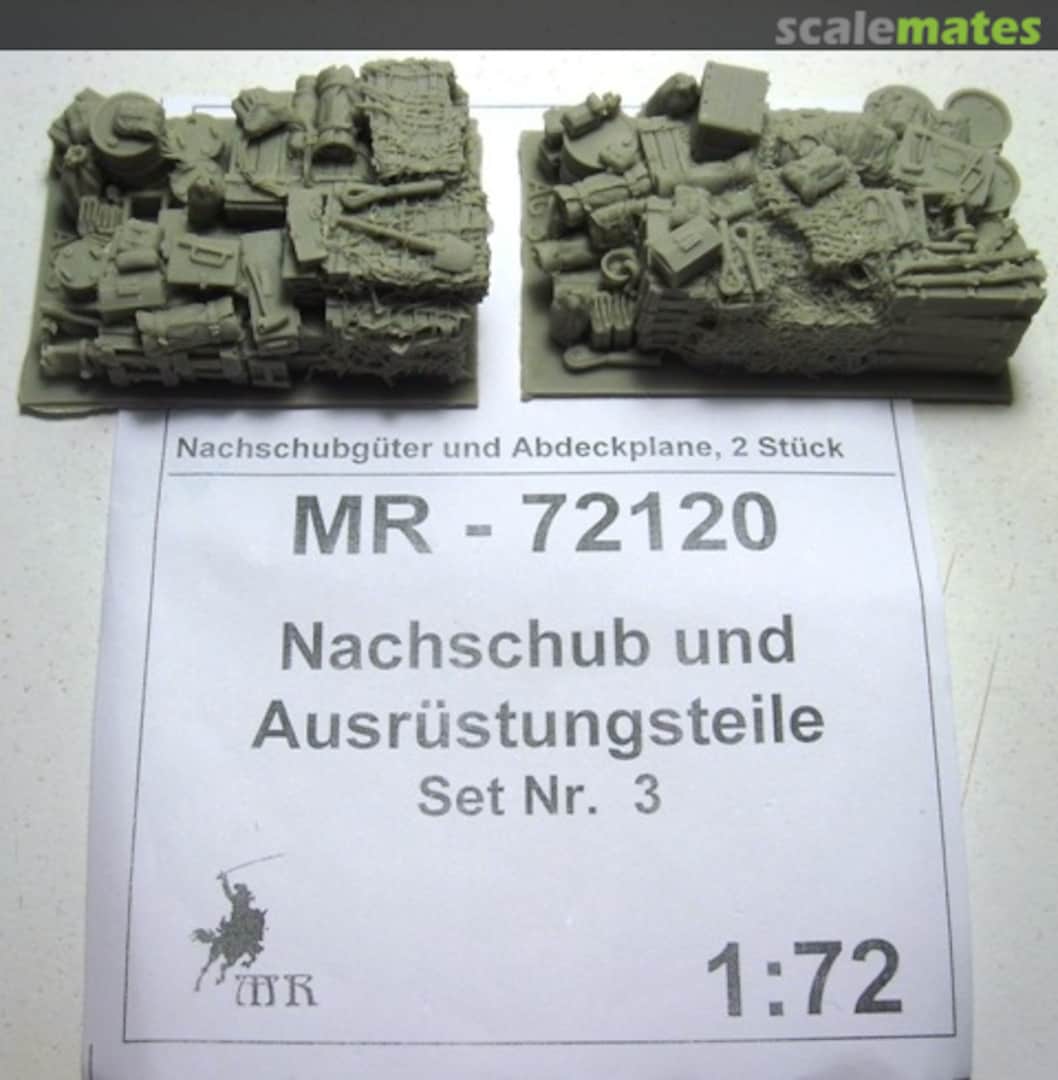 Boxart Military loads & supplies under tarpaulin No.3 MR-72120 MR Modellbau Boxart Military loads & supplies under tarpaulin No.3 MR-72120 MR Modellbau