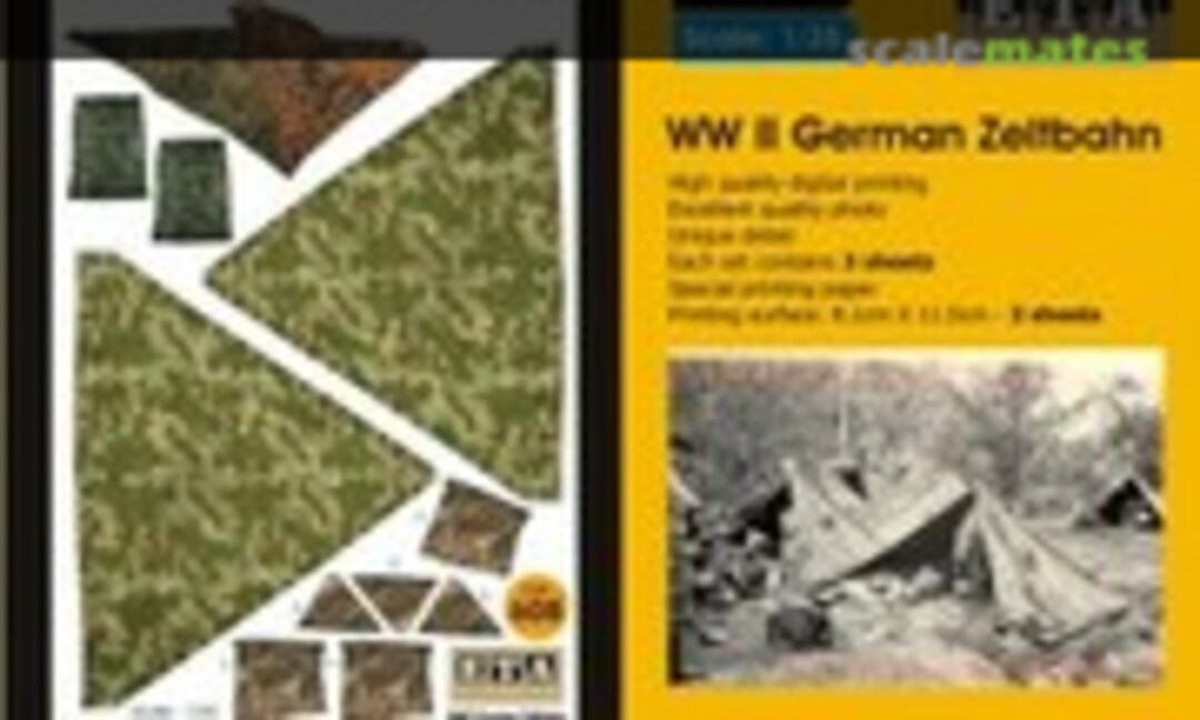 1:35 WW II German Zeltbahn #4 (ETA Diorama Accessories 608) 608