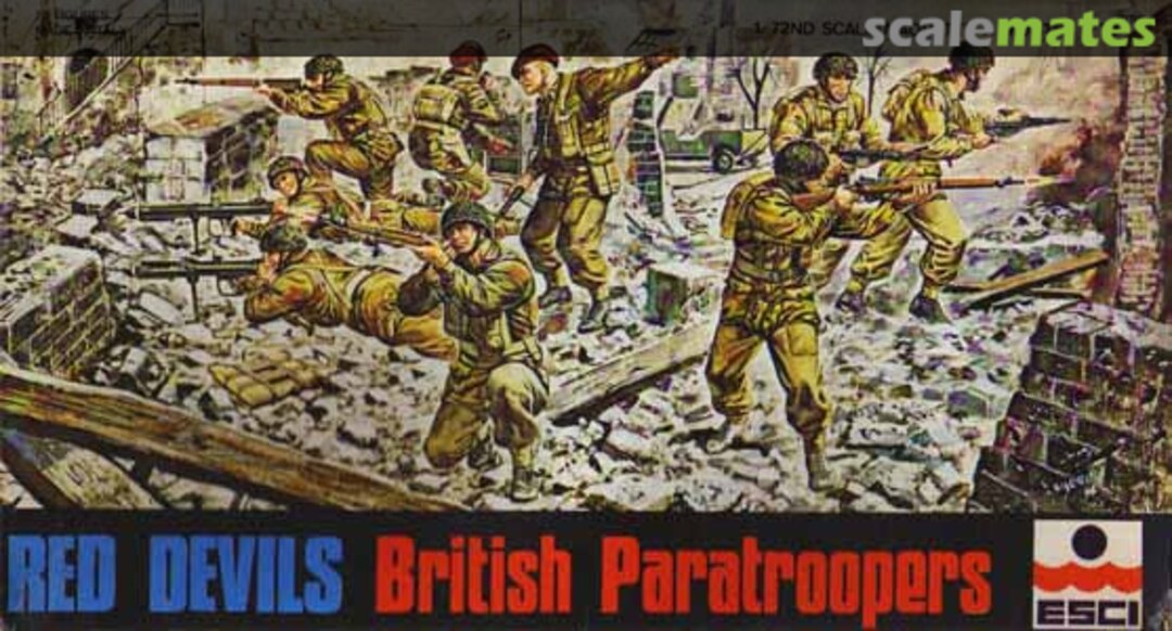 Boxart Red Devils British Paratroopers 8034 ESCI Boxart Red Devils British Paratroopers 8034 ESCI