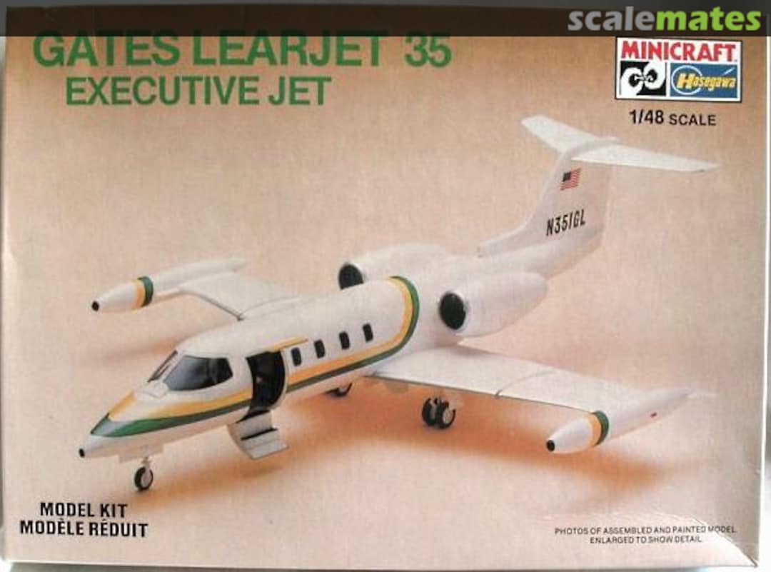 Boxart Gates Learjet Type 35 1169 Minicraft Hasegawa Boxart Gates Learjet Type 35 1169 Minicraft Hasegawa