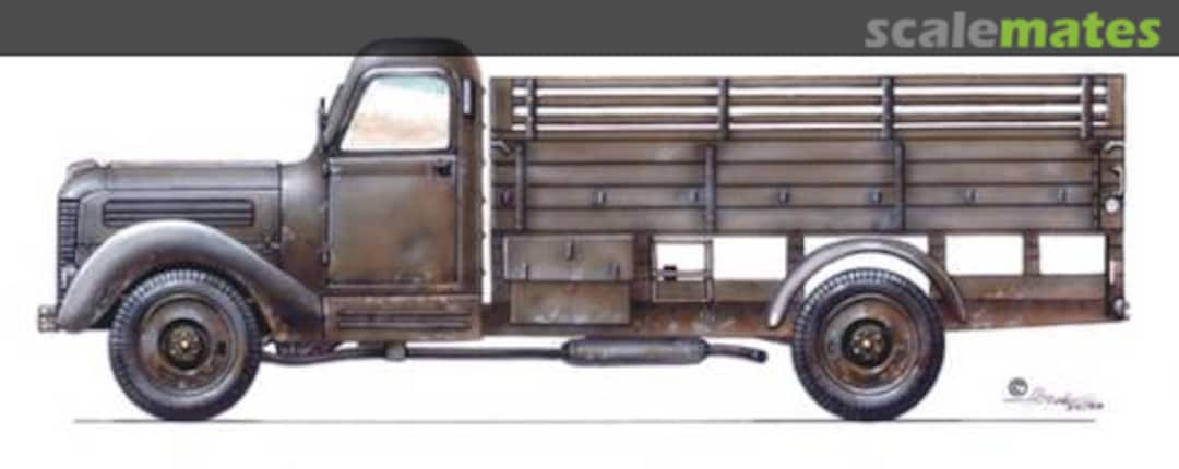 Boxart Praga RND - 3 ton 4x2 truck RA007 Resin Armor Boxart Praga RND - 3 ton 4x2 truck RA007 Resin Armor