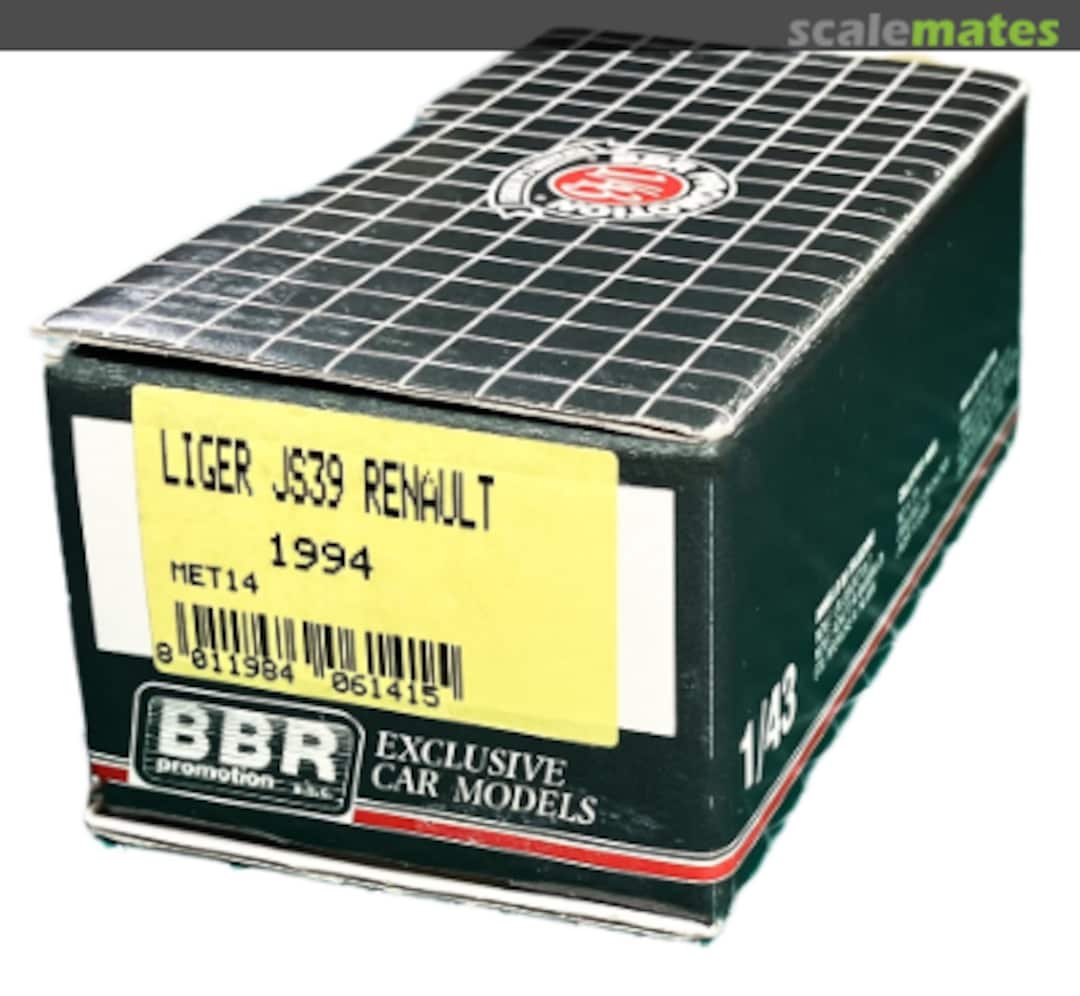 Boxart Ligier JS39 Renault MET14 BBR Boxart Ligier JS39 Renault MET14 BBR