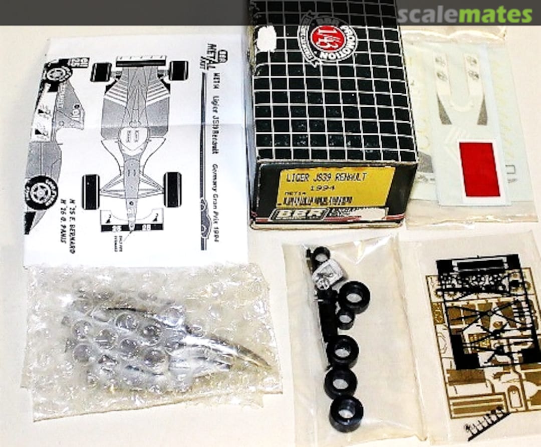 Contents Ligier JS39 Renault MET14 BBR Contents Ligier JS39 Renault MET14 BBR