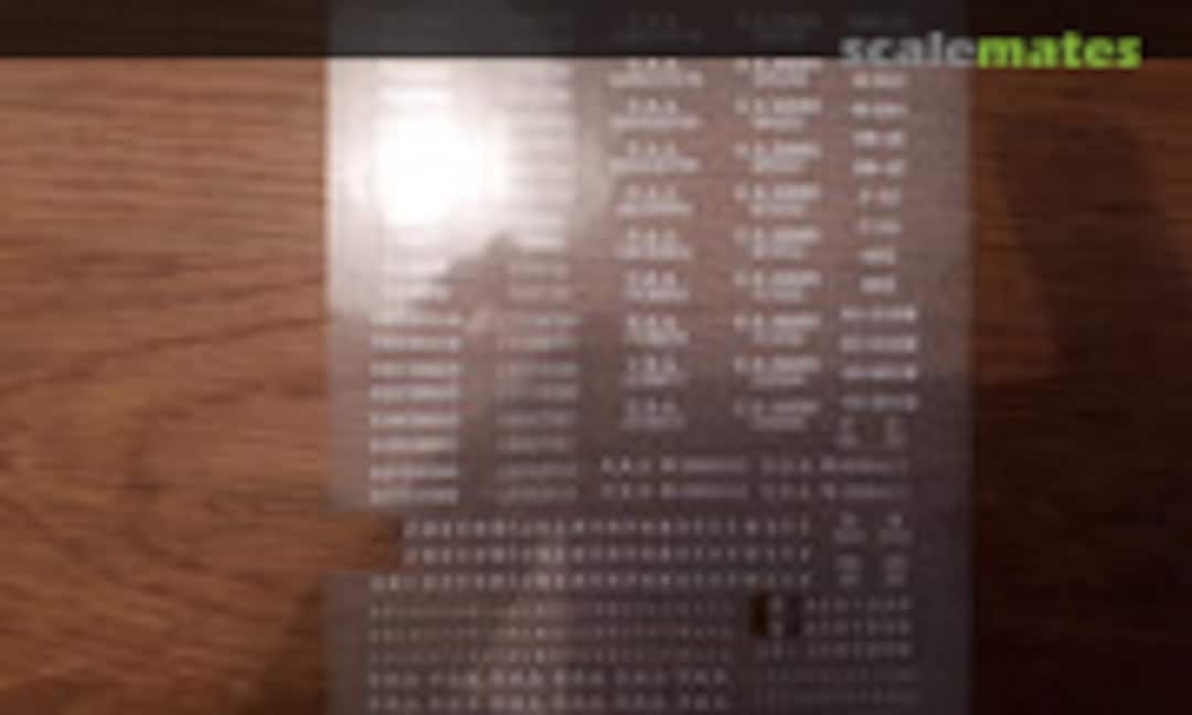 1:35 AFV serial numbers (Scale Line )