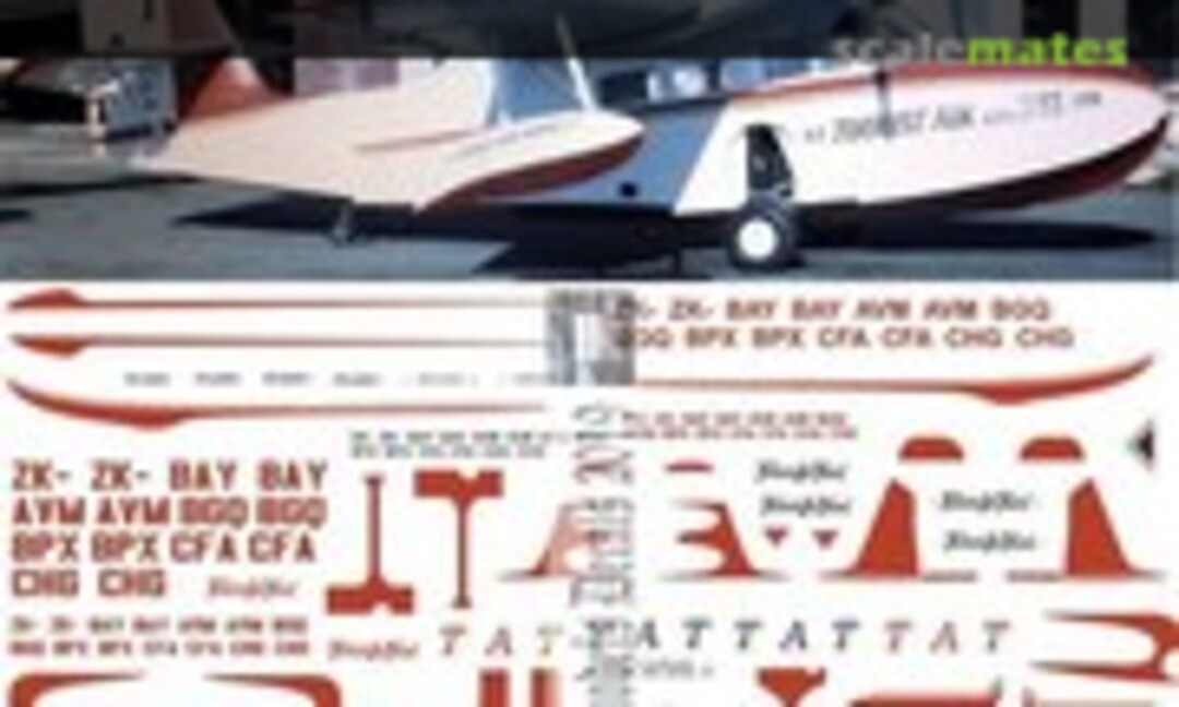 1:72 Grumman Widgeon - Tourist Air Travel NZ Ltd. (Oldmodels Decals OMD0258) OMD0258