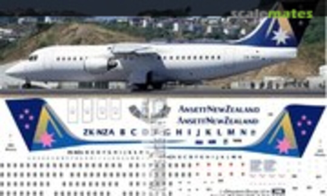 1:144 Ansett NZ BAe146-2/300 A Tail (Oldmodels Decals OMD0588) OMD0588