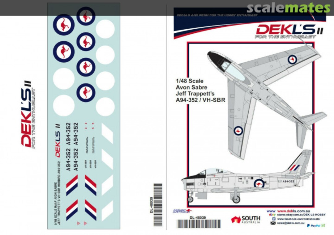 Boxart Avon Sabre DL48039 DEKL's Boxart Avon Sabre DL48039 DEKL's