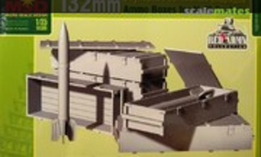 1:35 Russian 132 mm Ammo Boxes for M-13 Rockets (MSD Micro Scale Design 35053) 35053
