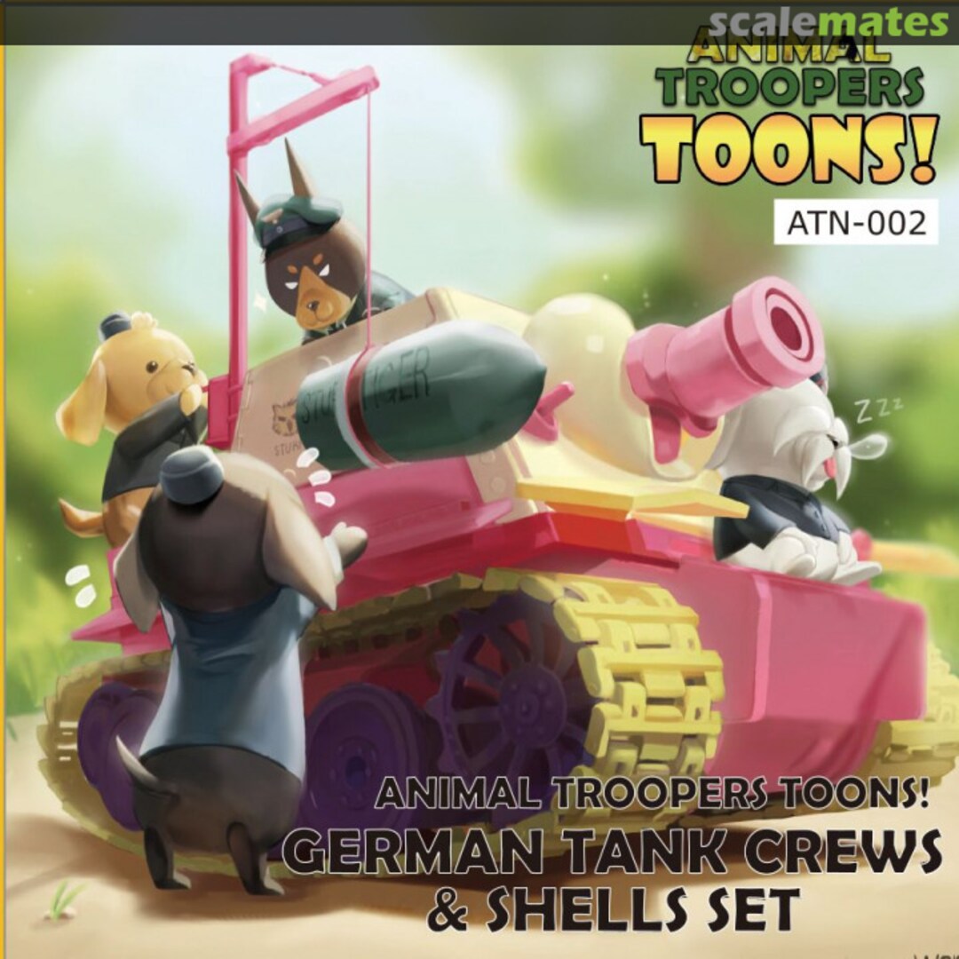 Boxart German tank crews & shells set ATN-002 ZLPLA Boxart German tank crews & shells set ATN-002 ZLPLA
