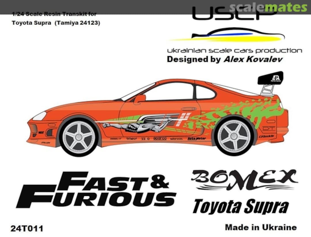 Boxart Toyota Supra, Bomex, Fast & Furious 24T011 USCP Boxart Toyota Supra, Bomex, Fast & Furious 24T011 USCP