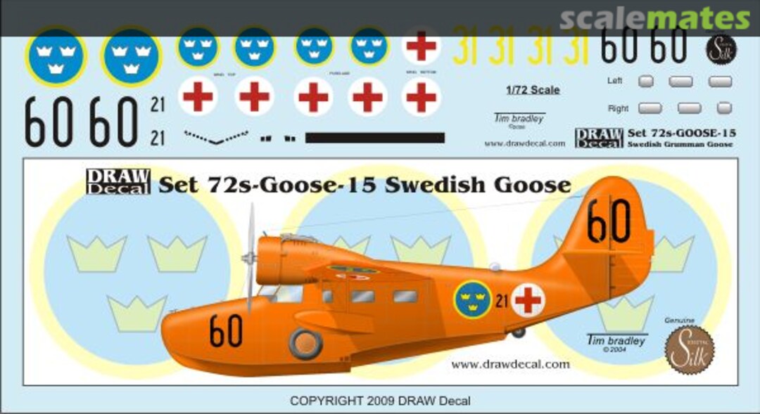 Boxart Grumman JRF-5 Goose 72-Goose-15 Draw Decal Boxart Grumman JRF-5 Goose 72-Goose-15 Draw Decal