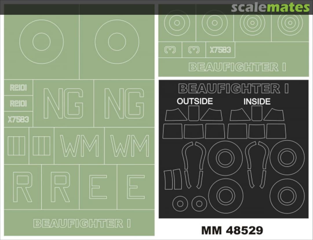 Boxart Beaufighter Mk.I REVELL 03854 MM48529 Montex Boxart Beaufighter Mk.I REVELL 03854 MM48529 Montex