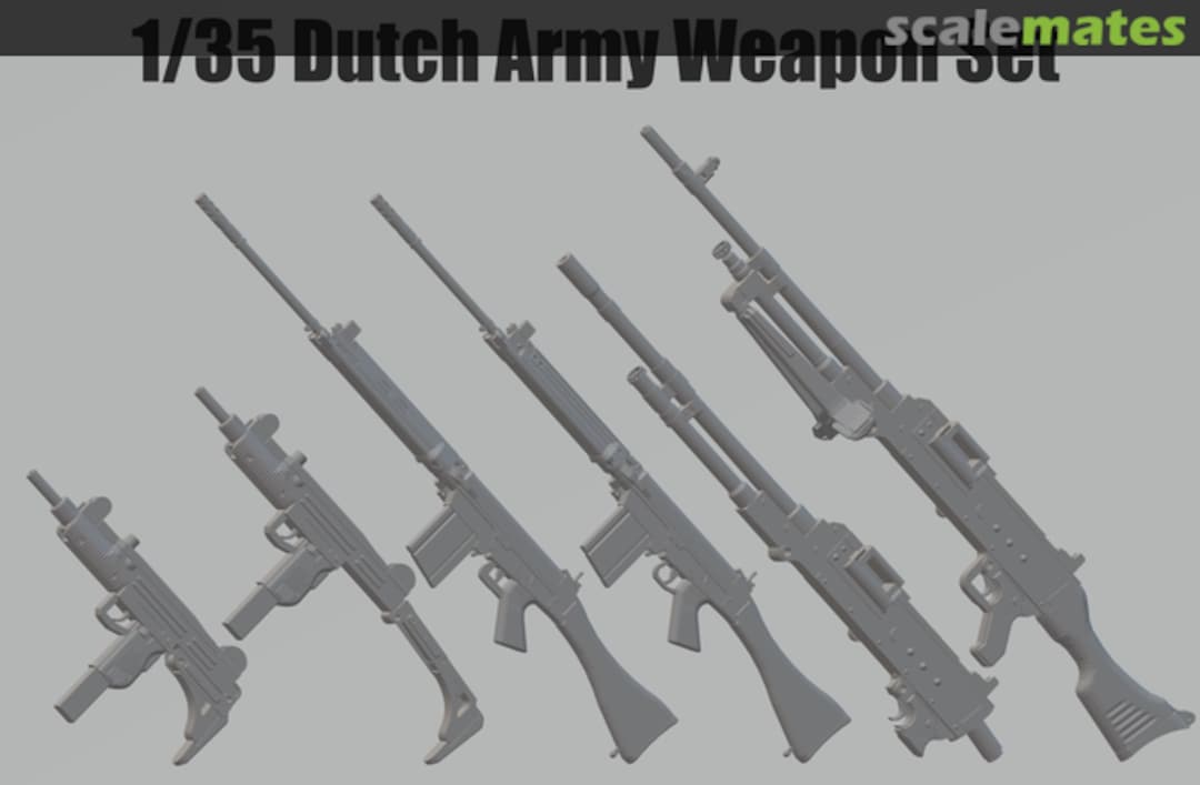 Boxart Dutch Army Weapon Set W-01 J.W. de Boer modelbouw