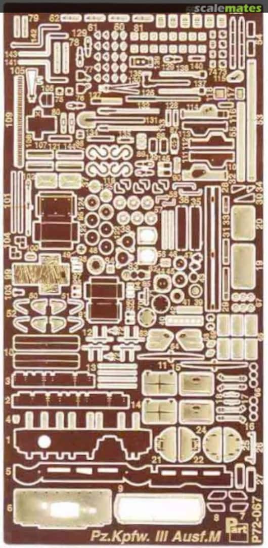 Boxart Pz.Kpfw.III Ausf.M P72-067 Part Boxart Pz.Kpfw.III Ausf.M P72-067 Part