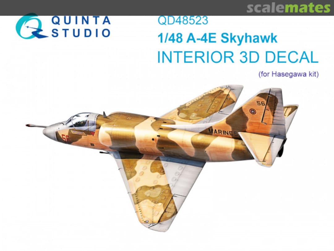 Boxart A-4E Skyhawk interior 3D decals QD48523 Quinta Studio Boxart A-4E Skyhawk interior 3D decals QD48523 Quinta Studio