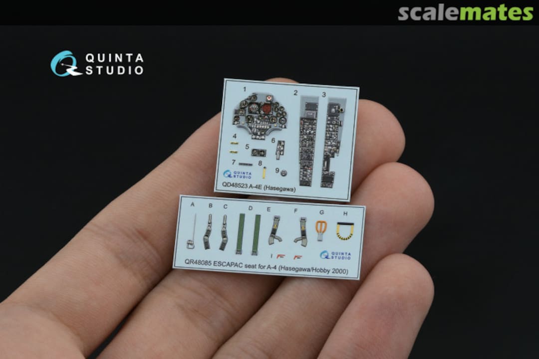 Contents A-4E Skyhawk interior 3D decals QD48523 Quinta Studio Contents A-4E Skyhawk interior 3D decals QD48523 Quinta Studio