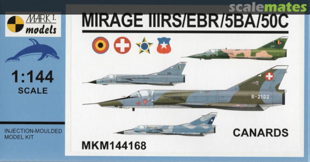 Boxart MIRAGE IIIRS/EBR/5BA/50C MKM144168 Mark I Models