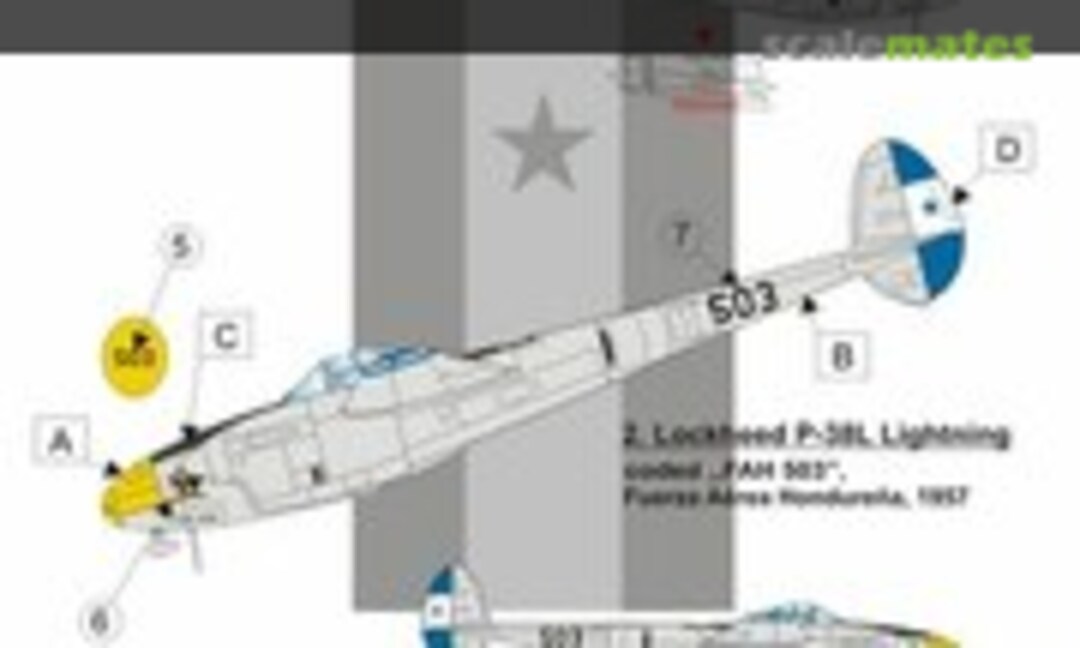 1:72 Lockheed P-38L Fuerza Aerea Hondurena (LF Models C7219) C7219