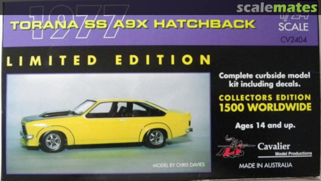Boxart Torana SS A9X Hatchback CV2404 Cavalier Model Productions