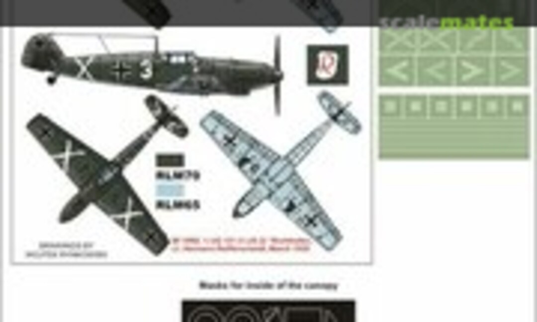 1:48 Bf 109D (Montex K48125) K48125