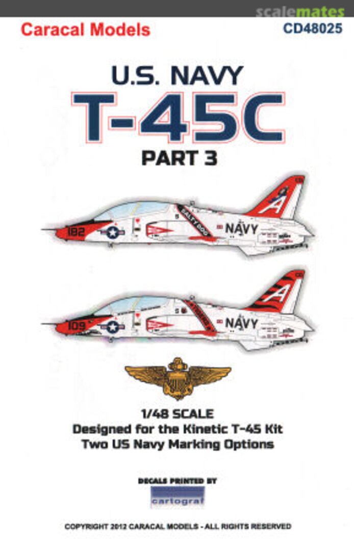 Boxart T-45C Part 3 CD48025 Caracal Models Boxart T-45C Part 3 CD48025 Caracal Models