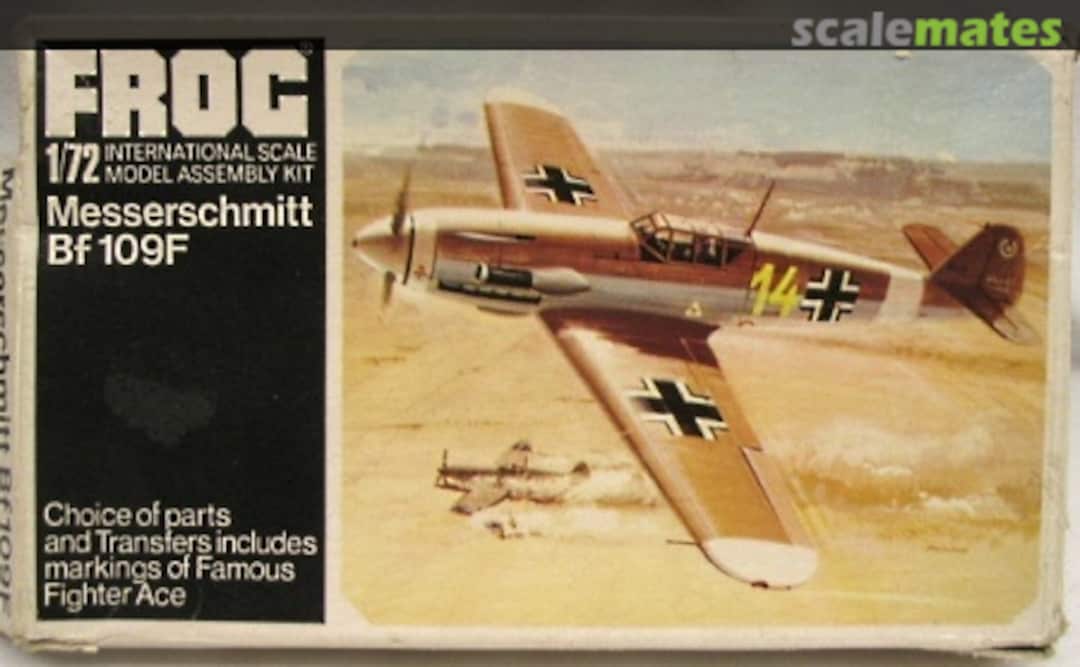 Boxart Messerschmitt Bf109F F192 FROG Boxart Messerschmitt Bf109F F192 FROG
