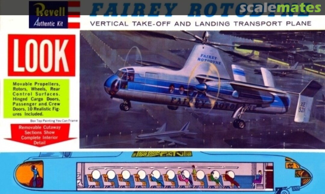 Boxart Fairey Rotodyne H185 Revell Boxart Fairey Rotodyne H185 Revell