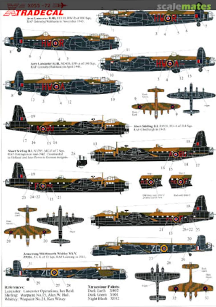 Boxart Bomber Command Part 2 X72-055 Xtradecal Boxart Bomber Command Part 2 X72-055 Xtradecal