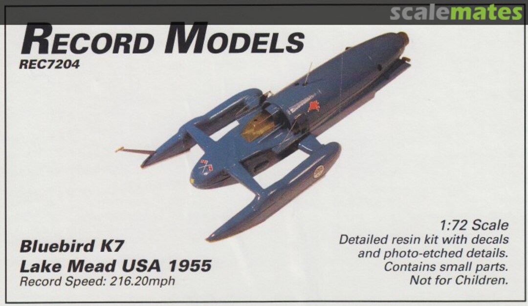 Boxart Bluebird K7 REC7204 Record Models Boxart Bluebird K7 REC7204 Record Models
