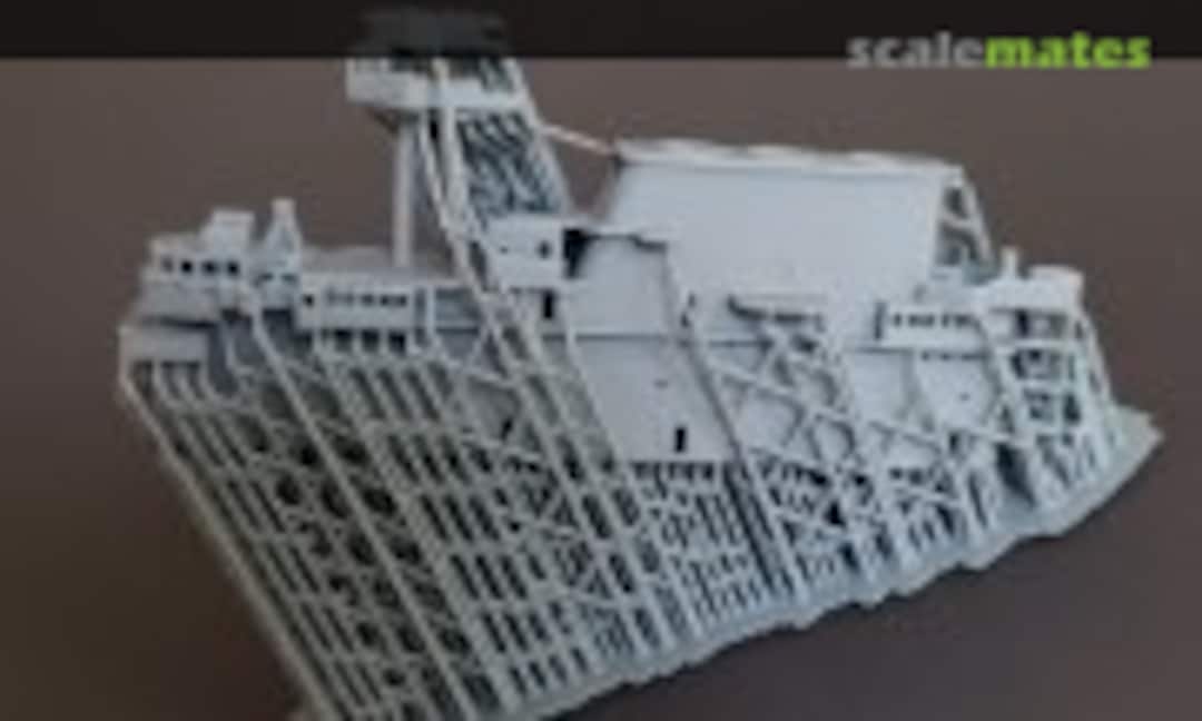 1:487 USS Enterprise CV-6 Island, 1942 (Model Monkey 487-CV6 1942) 487-CV6 1942