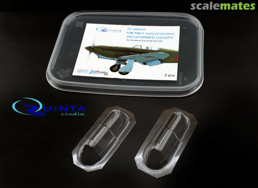 Boxart Yak-1 (Early Production) Vacuformed Canopy QC48002-D Quinta Studio Boxart Yak-1 (Early Production) Vacuformed Canopy QC48002-D Quinta Studio