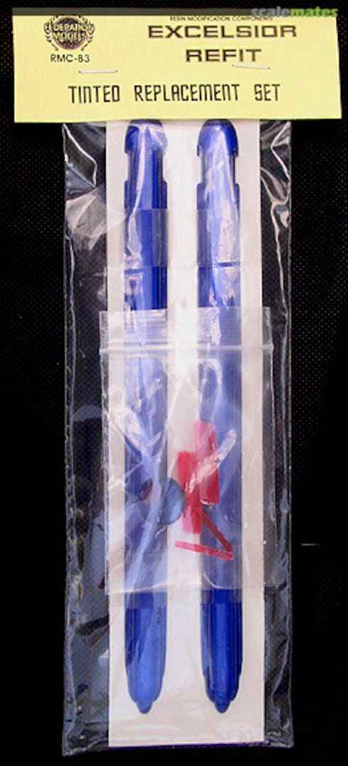 Boxart Excelsior Refit Tinted Replacement Set RMC-83 Federation Models Boxart Excelsior Refit Tinted Replacement Set RMC-83 Federation Models