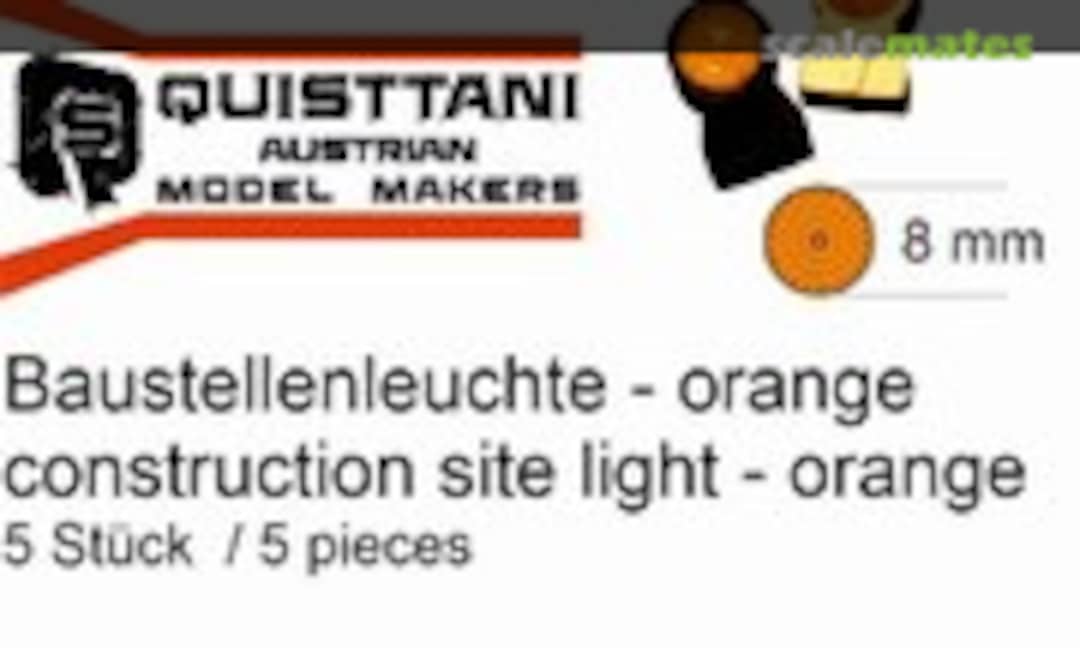 1:24 Baustellenleuchte - orange / construction site light - orange (Quisttani QS0004O) QS0004O