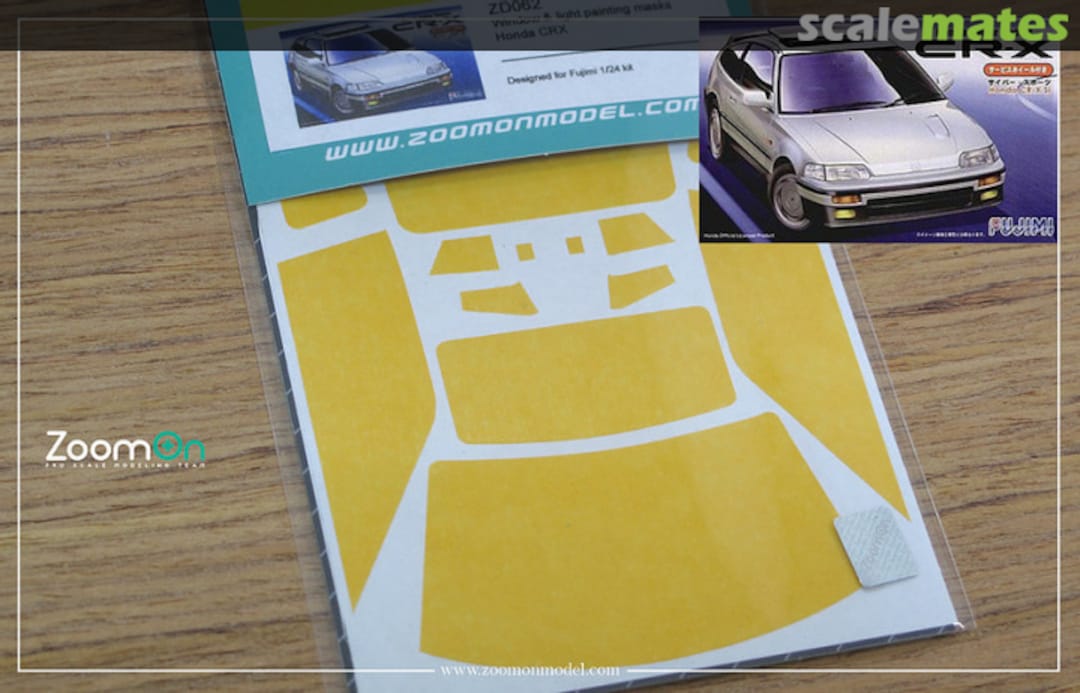 Boxart Window & light painting masks - Honda CRX ZD062 ZoomOn Boxart Window & light painting masks - Honda CRX ZD062 ZoomOn