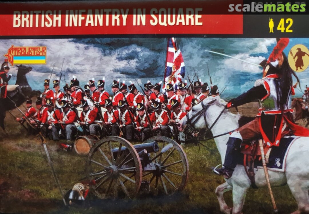 Boxart British Infantry in square 286 Strelets-R Boxart British Infantry in square 286 Strelets-R