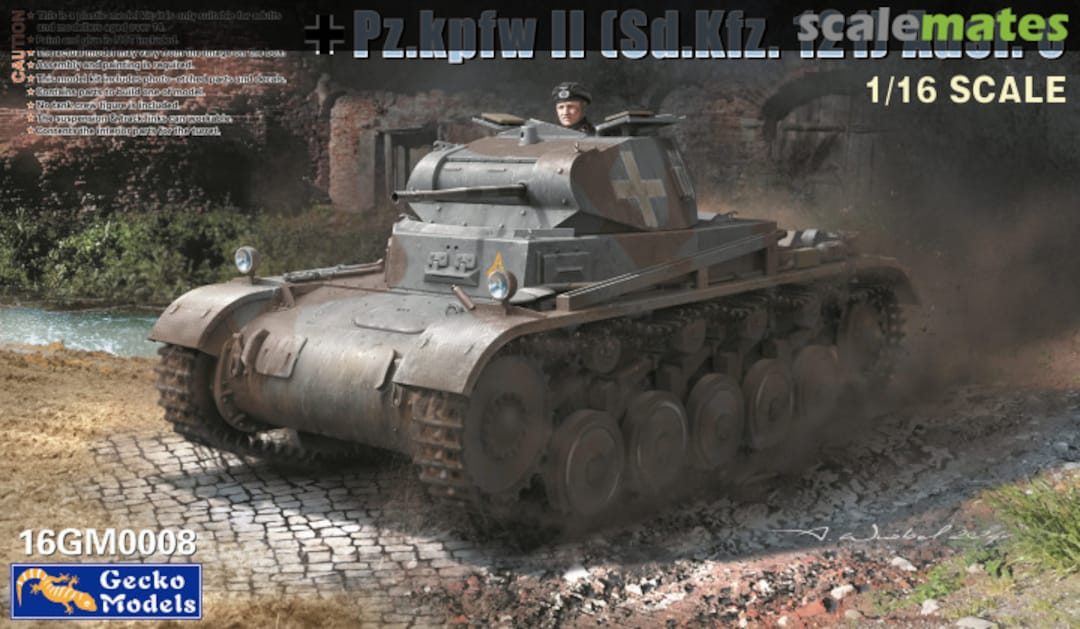 Boxart Pz.Kpfw. II (Sd.Kfz.121) Ausf.c 16GM0008 Gecko Models Boxart Pz.Kpfw. II (Sd.Kfz.121) Ausf.c 16GM0008 Gecko Models