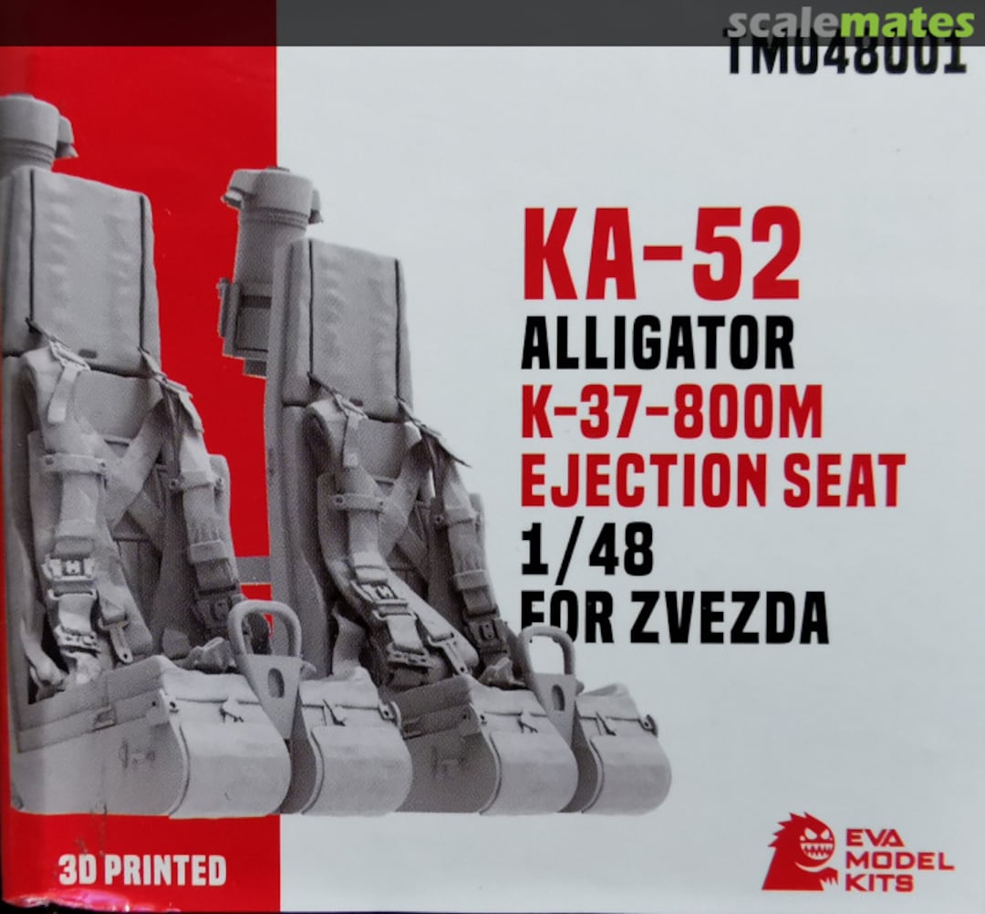 Boxart KA-52 Alligator K-37-800M ejection seat TM048001 EVA Model Kits