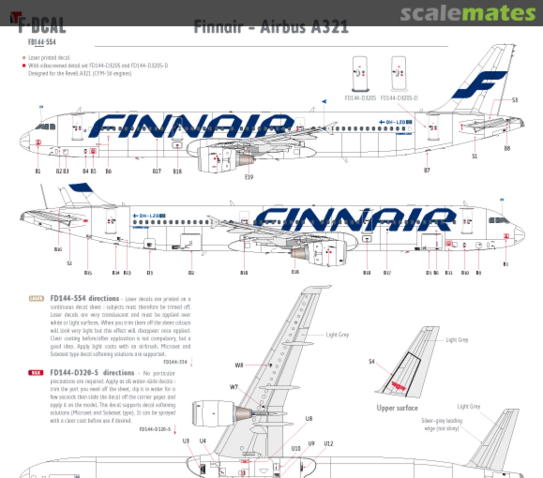 Boxart Finnair - Airbus A321 FD144-554 F-DCAL Boxart Finnair - Airbus A321 FD144-554 F-DCAL