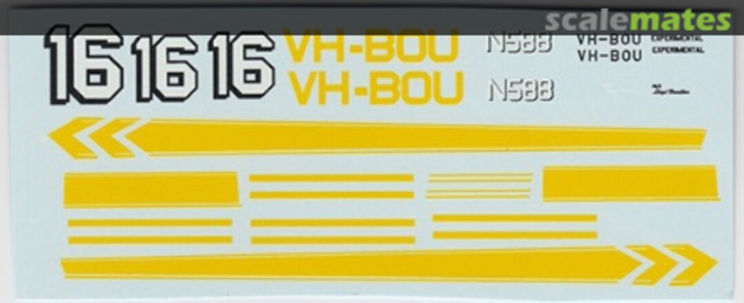 Contents N588 Sea Fury Racer 041 Thrust Decals Contents N588 Sea Fury Racer 041 Thrust Decals