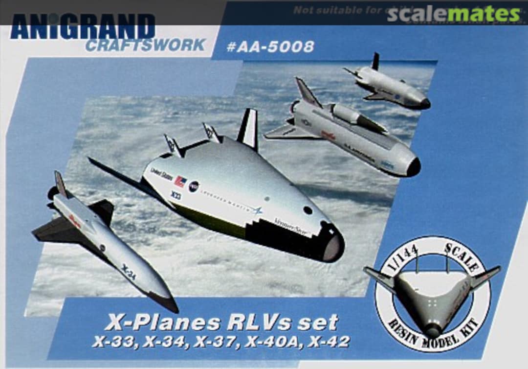 Boxart X-Planes RLVs Set AA-5008 Anigrand Craftswork