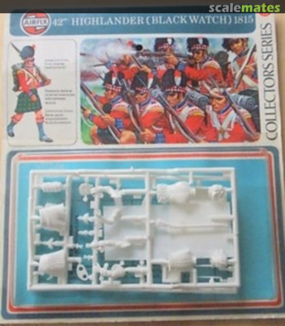 Boxart 42nd Highlander (Black watch) 1815 01552-9 Airfix Boxart 42nd Highlander (Black watch) 1815 01552-9 Airfix