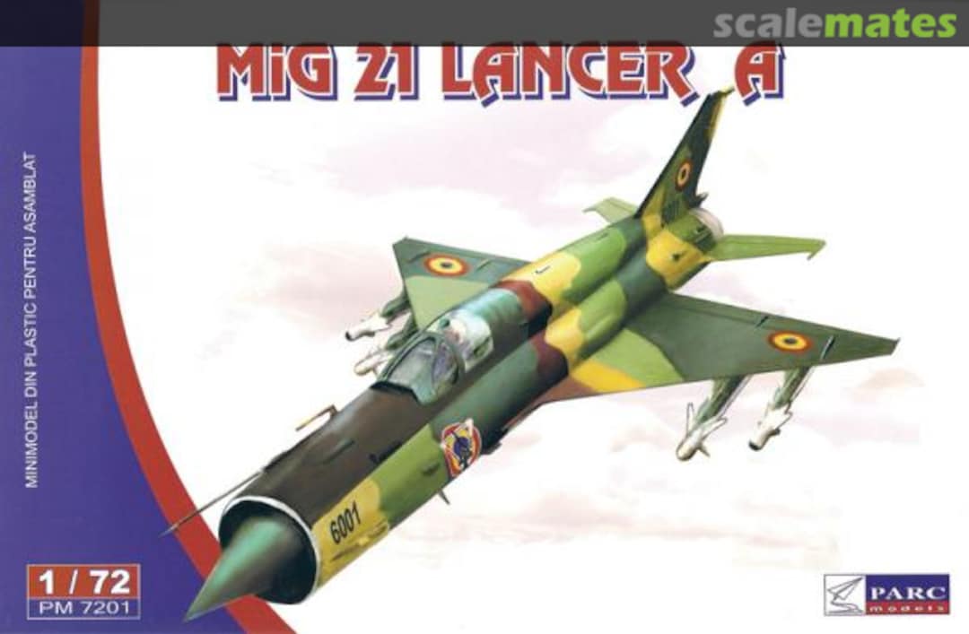 Boxart MiG-21 Lancer A PM 7201 Parc Models Boxart MiG-21 Lancer A PM 7201 Parc Models