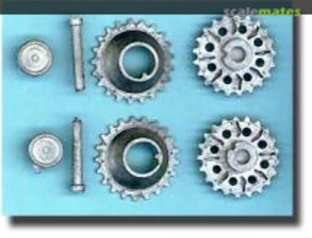 Boxart Panzer III E-M / StuG III A-B / Nashorn/Hummel Drive Wheels AW-01A Friulmodel