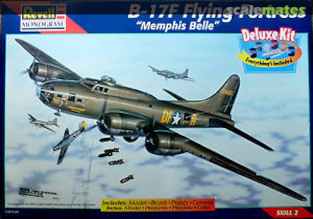 Boxart B-17F Flying Fortress "Memphis Belle" 6652 Revell Monogram Boxart B-17F Flying Fortress "Memphis Belle" 6652 Revell Monogram
